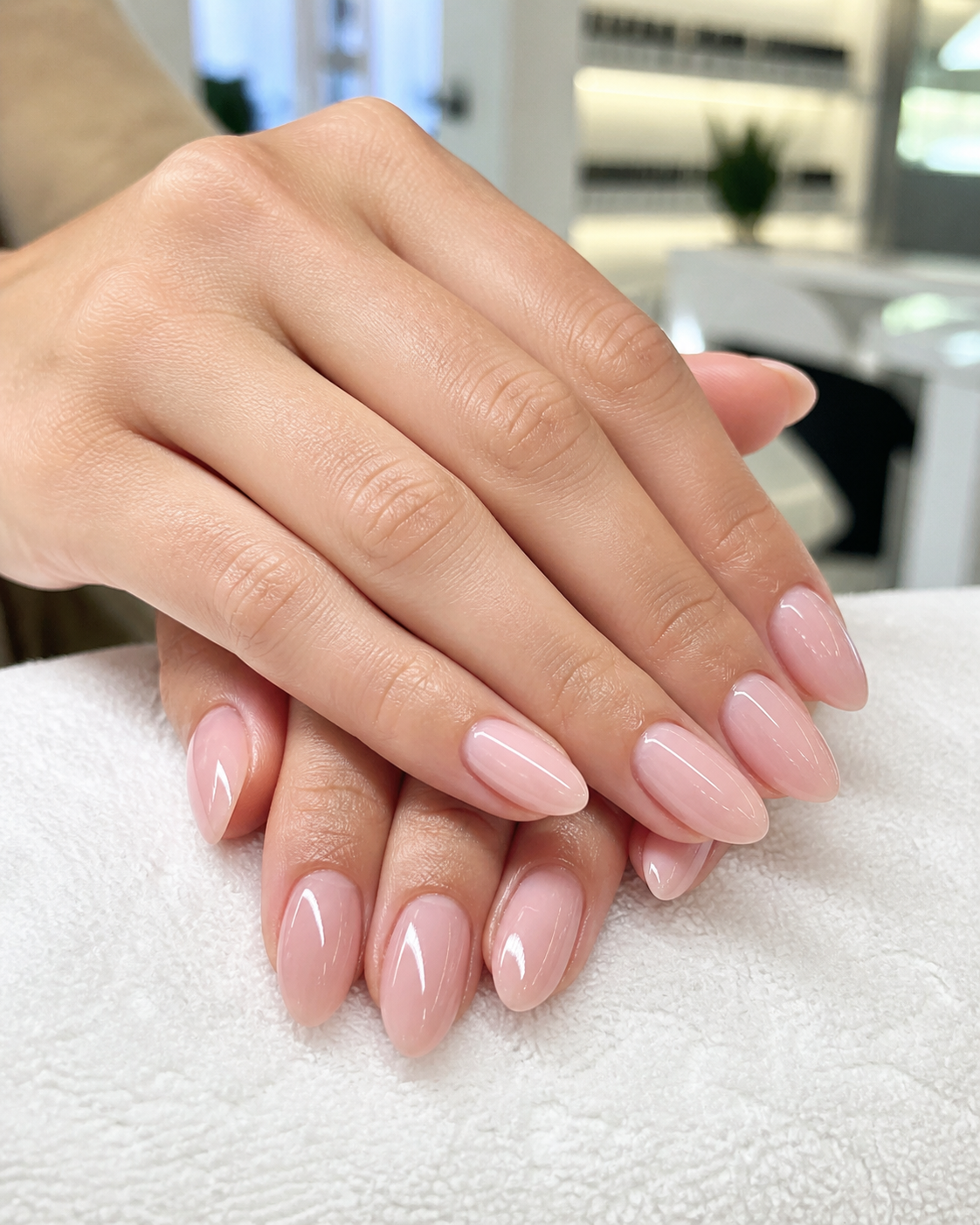 Nail art before and after
