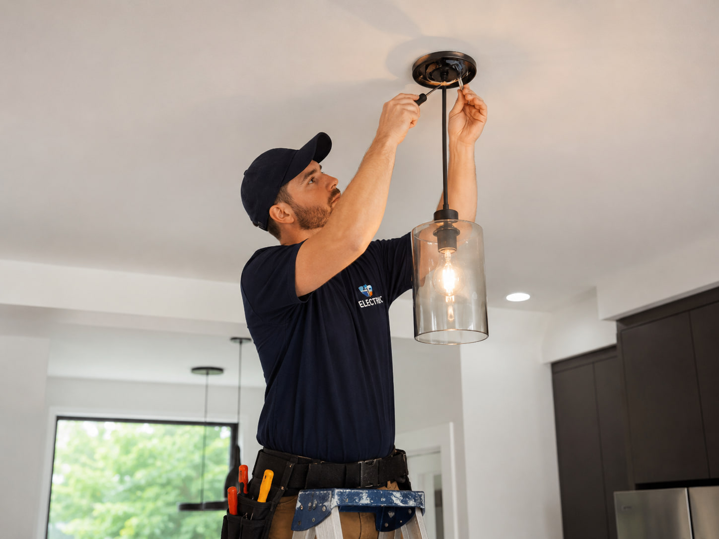 Outlet wiring and fixture installation