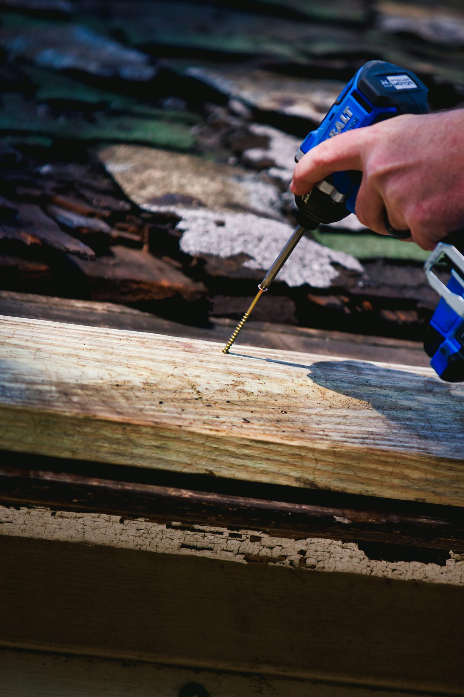 Exterior wood rot repair